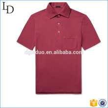 Fendas laterais Personalizado polo camisa spandex atacado venda quente para homens